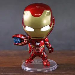 Marvel Мстители Железный человек Марка 50 Bobble-Head автомобильные аксессуары с светодиодный ПВХ Фигурки игрушки