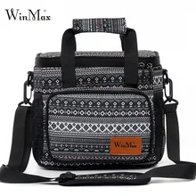 Large Capacity Cooler Lunch Bags Insulated Print Waterproof Thermal Lunchbox Travel Food Picnic Bag for Women Men Bolsa Termica
