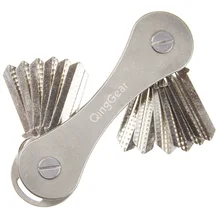 Qinggear keybone titânio fibra de carbono alumínio chave do carro organizador titular barra pasta clipe chave pocke multi ferramentas chave ao ar livre