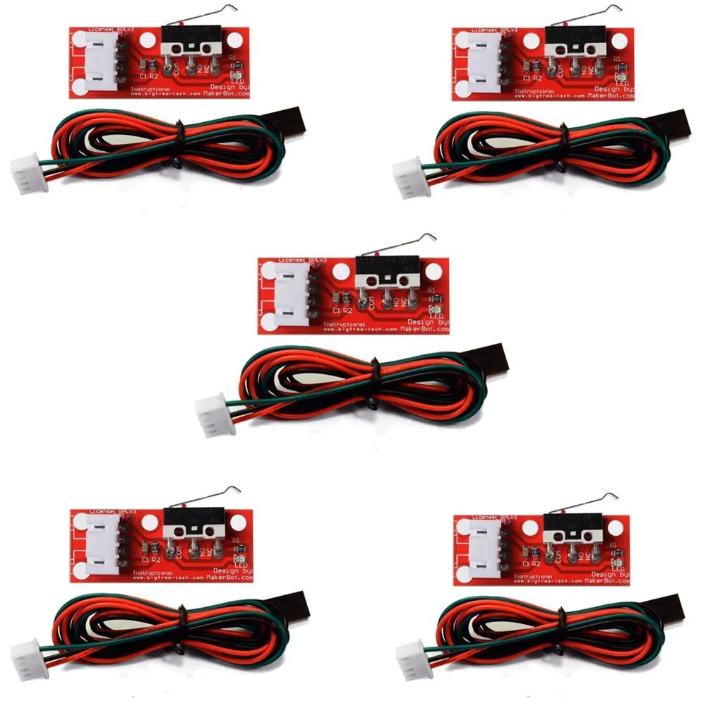 

Mechanical RAMPS 1.4 Endstop for 3D Printer Makerbot Prusa Mendel RepRap CNC 5PCS/LOT Free Shipping