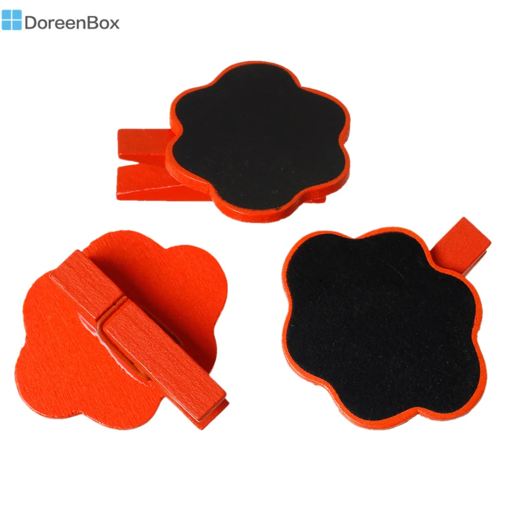 Doreen Box Wood Clothes Pegs Clothespin Clips Note Pegs Cloud Pattern