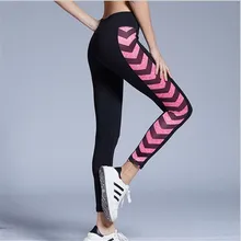 Sexy Quick Dry Women Sport Yoga Pants Running Training Fitness Patchwork Trousers Tights Joggers Clothing