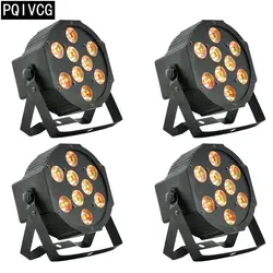 Новый продукт! 9x12 w led Par фары RGBW 4in1 Телевизор с номинальной dmx512 disco огни профессиональное студийное диджейское оборудование