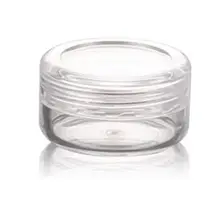 200 шт/партия, прозрачная пластиковая банка для крема 5 г, контейнер флакон для косметики Nini, образец банки, витрина, косметическая упаковка