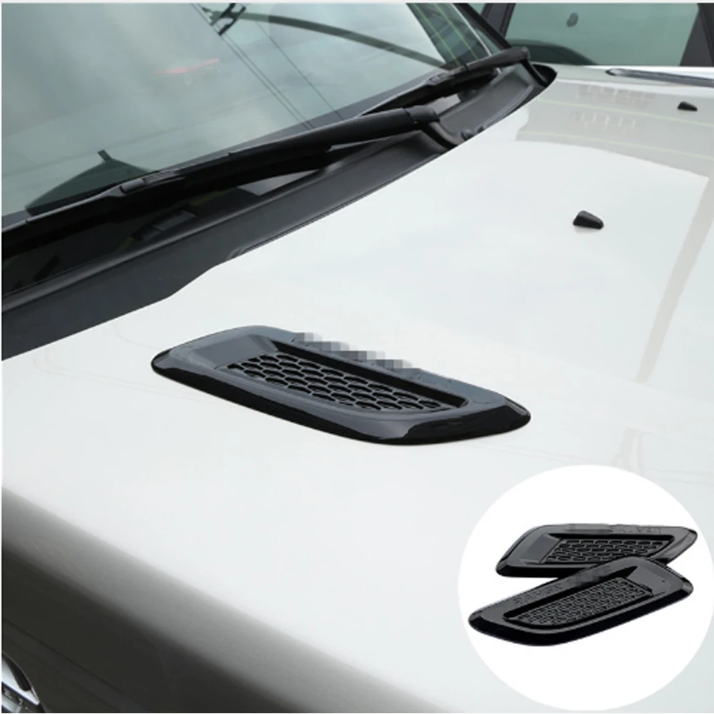 Автомобильные аксессуары для Land Rover Discovery Sport LR4 для Range Rover Evoque Vogue Hood Air Vent Outlet крыло отделка наклейки 2 шт