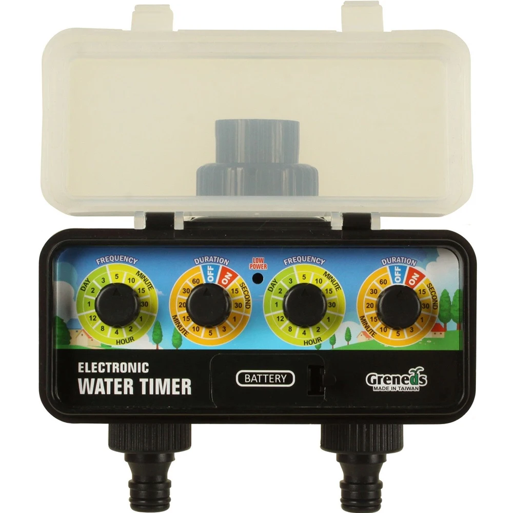 Automatic electronic water timers garden irrigation with interval delay