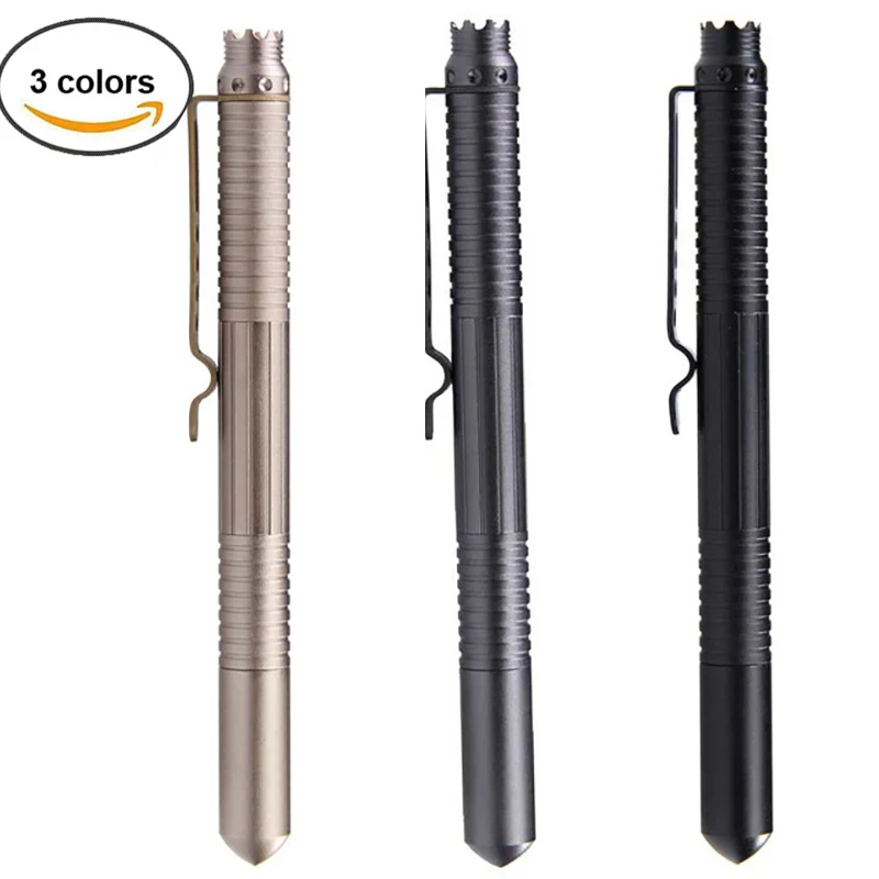 

HATOSTEPED 2018 New Portable Tactical Pen Security protection personal Self Defense Tool Aviation Aluminum Anti-skid Pen