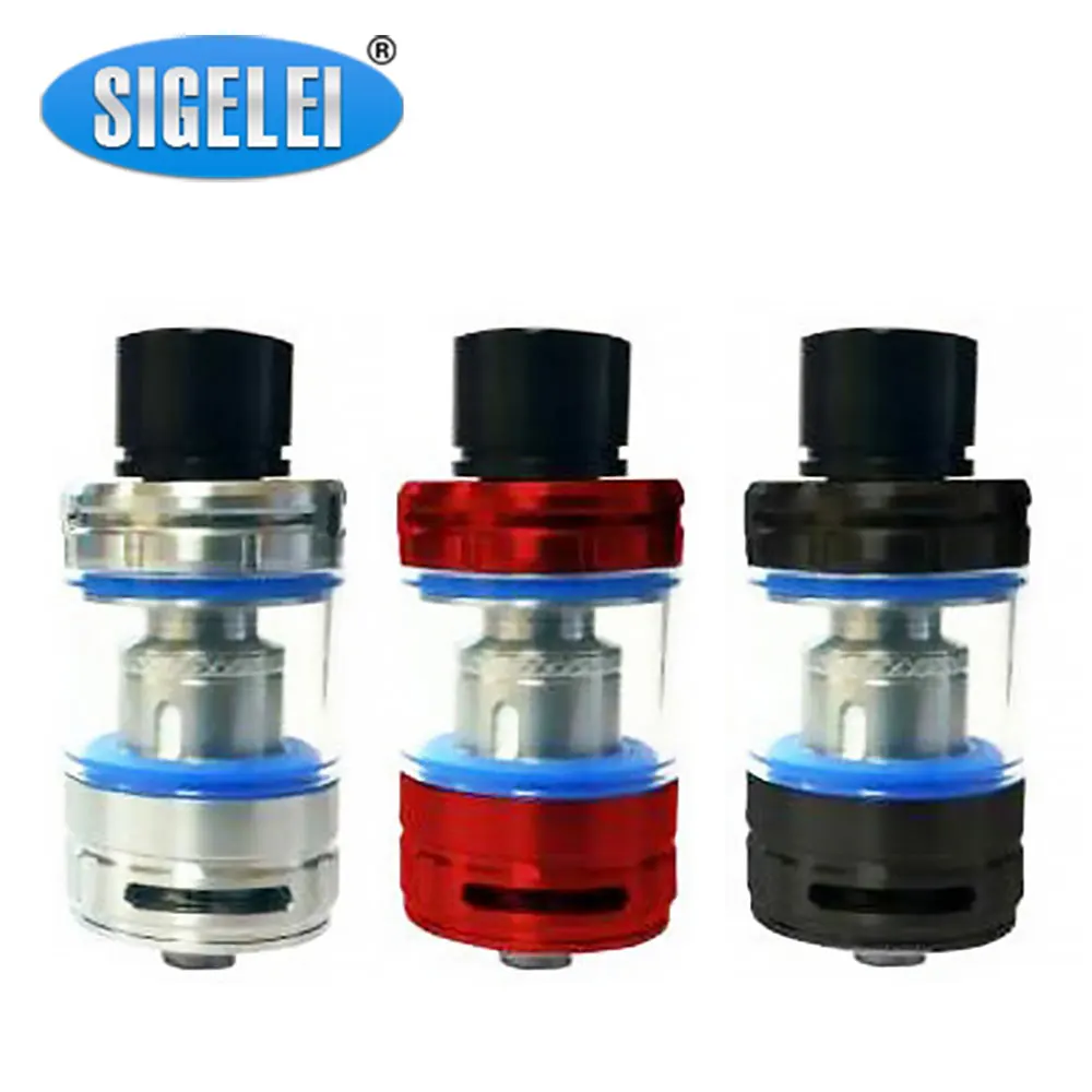 Original Sigelei Vi Ictor Subohm Tank 2.8ml Atomizer 24mm Diameter with 0.2ohm SM6 Coil Top Filling Vape Tank Vs Melo 3 / Melo 4 Original Sigelei Vi Ictor Subohm Tank 2.8ml Atomizer 24mm Diameter with 0.2ohm SM6 Coil Top Filling Vape Tank Vs Melo 3 / Melo 4