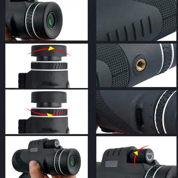 Compacto de Alta Potência para Viagens Esportes ao ar Telescópio Monocular Prisma Escopo Livre Fk88 40x 13 Ferram. atividade ar livre