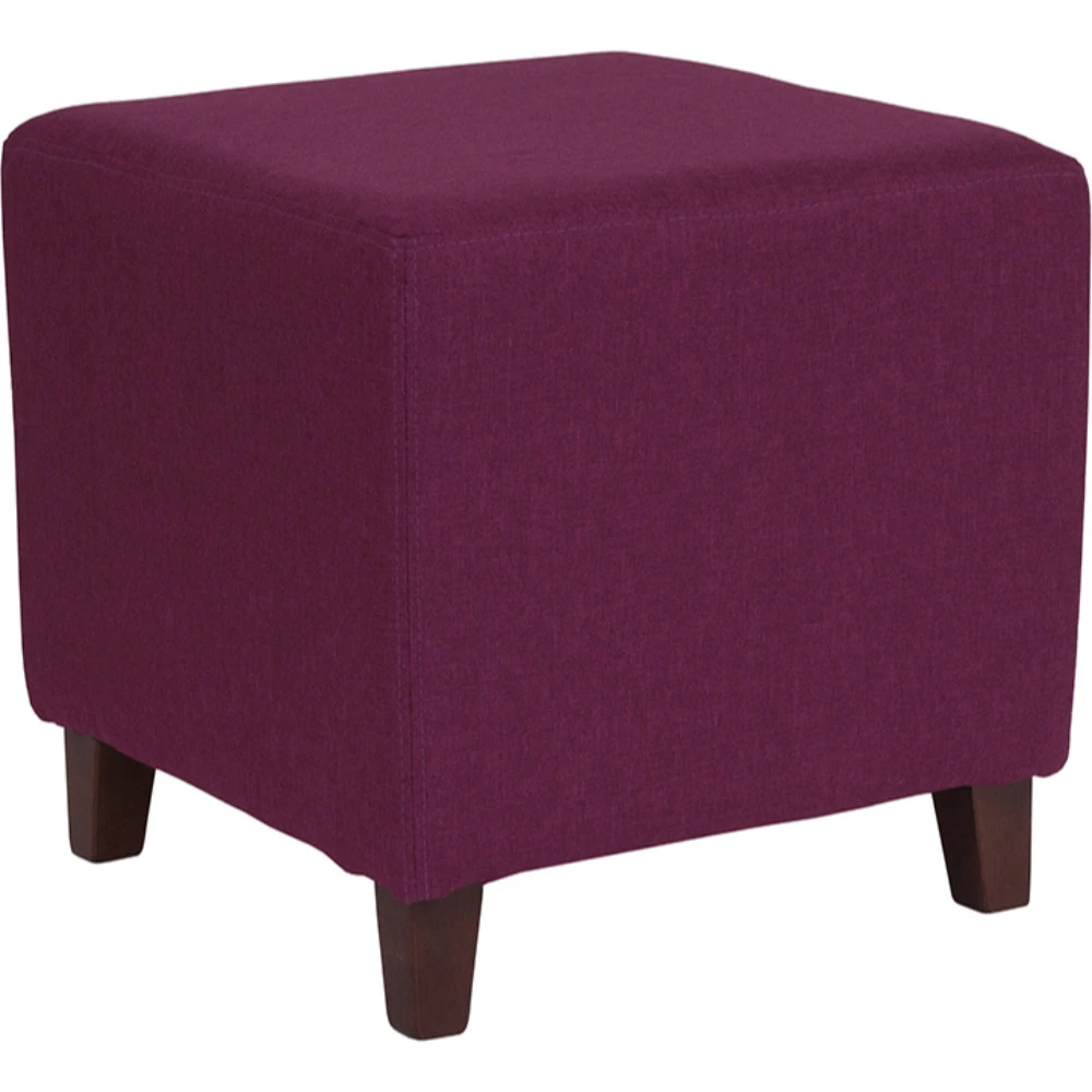 все цены на Ascalon Upholstered Ottoman Pouf in Purple Fabric онлайн