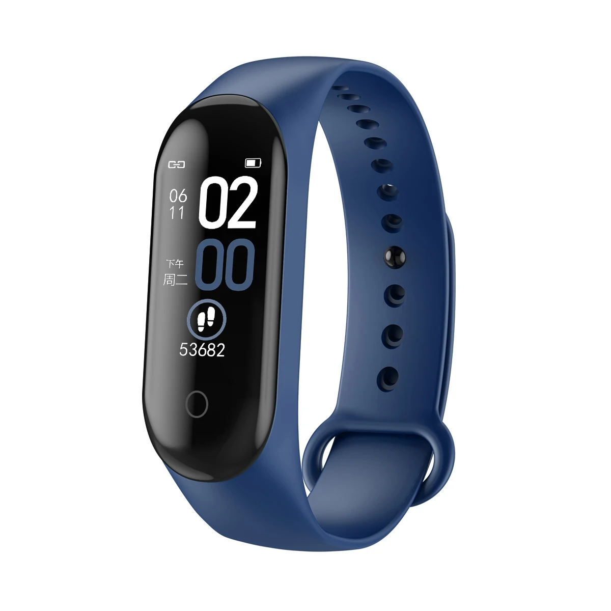 Новейший Smartband M4 фитнес-трекер часы спортивный браслет пульсометр Монитор артериального давления Здоровье Браслет фитнес-трекер - Цвет: 02 blue