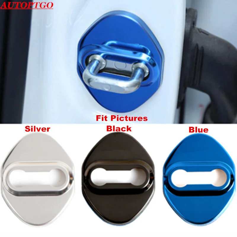 

Set of 4Pcs Car Anti Rust Door Lock Protective Cover Caps For Most of Toyota Corrola Rav4 Camry Highlander CHR 4 DoorLock Catch