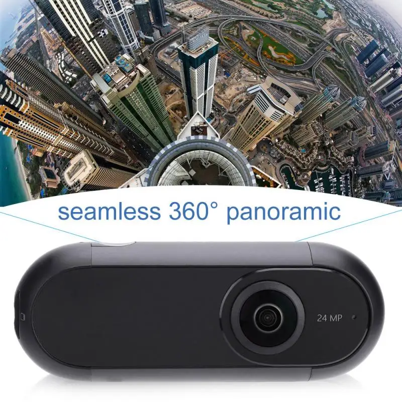 4K 360 Panoramic Camera VR Video Sport Action Camera Camcorder Bluetooth Cam 24MP photos 6 Axles
