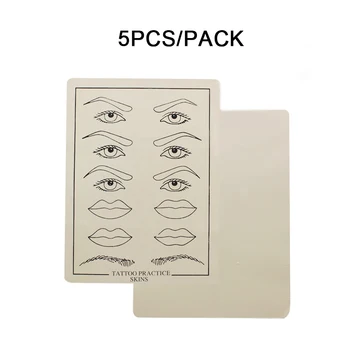 

NEW Professional Cosmetic Permanent Makeup Eyebrow Lips Tattoo Practice Skin Supply 6*8" Free shipping