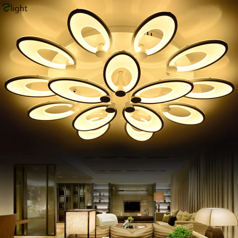 

2016 Dimmable Modern Fashion Minimalism Foyer Lustre Flower Led Chandelier Art Deco Luxury Metal Peacock Led Light