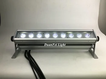 

4pcs 9x10w 4in1 rgbw led wall washer light dmx ip65 led bar outdor dmx led wash bar rgbw 10w