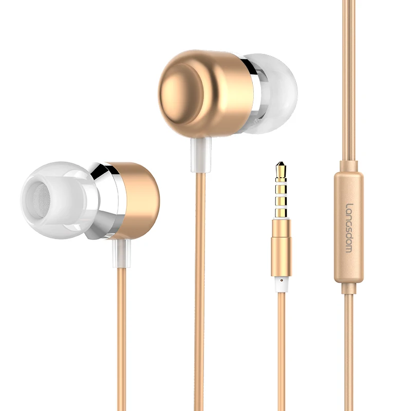 Langsdom J11 Metal Earphone with Mic 3.5mm In-ear Hifi Headset Super Bass Earphones Earbuds for phone xiaomi Huawei Samsung mp3 |