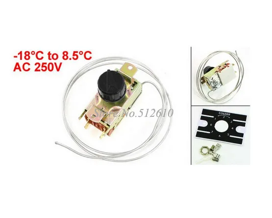 

-18 to 8.5 Celsius Temperature Control 4 Pin Refrigerator Thermostat AC 250V