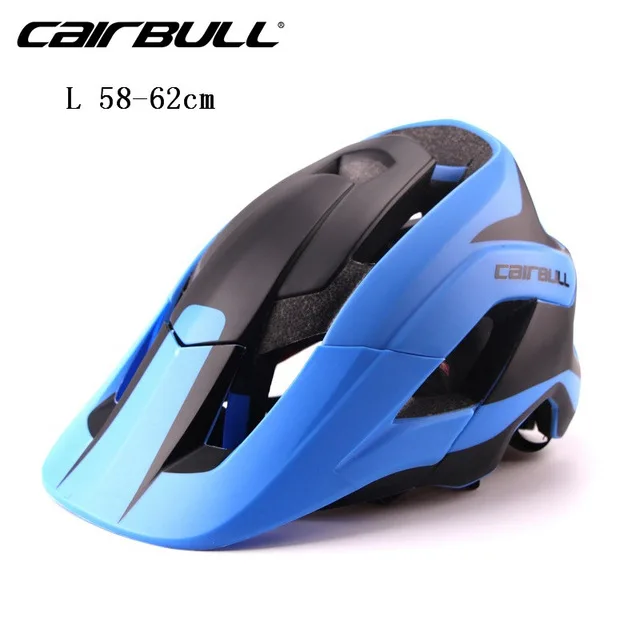 CAIRBULL Классический 9 видов цветов Casco Ciclismo для мужчин и женщин MTB шлем для велосипедистов велосипед Горный шлем высокого качества PC+ EPS велосипедный шлем - Цвет: BLACK BLUE  L