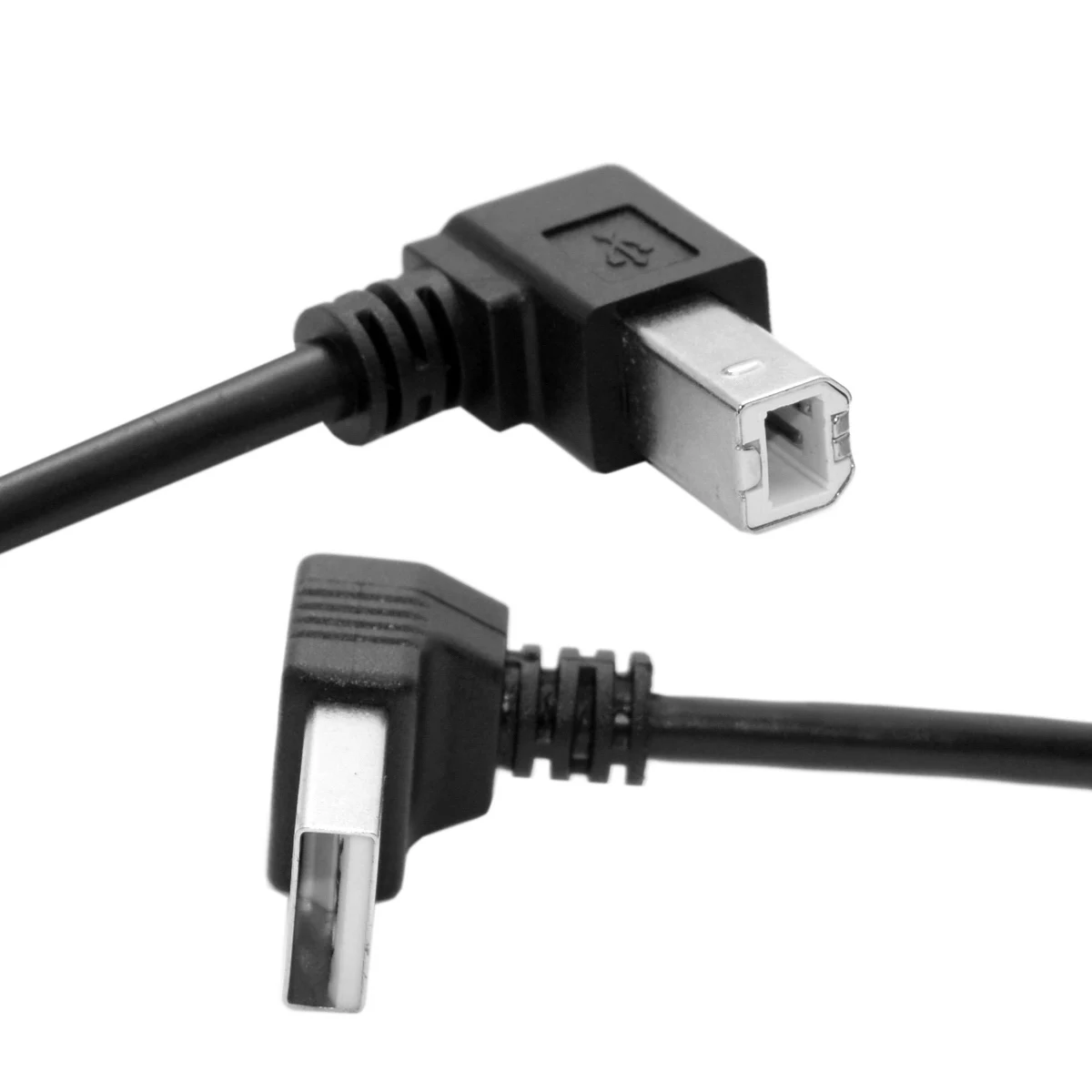 CY 35 см вниз Угловой USB 2 0 A штекер к B вверх 90 градусов принтер сканер HDD кабель|hdd