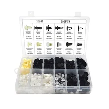 

CNIKESIN 292PCS Mixed Auto Fastener Universal Car Boxed Packing Clip Fender Fixed Clamp Fastener for TOYOTA MITSUBISHI