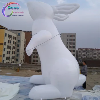 

4m Inflatable easter rabbit decoration Easter with led light