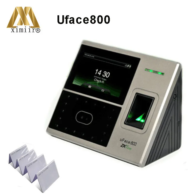 UFace800 RFID multi-биометрические посещаемость времени и доступа Управление терминала распознавать лица посещаемости доступа