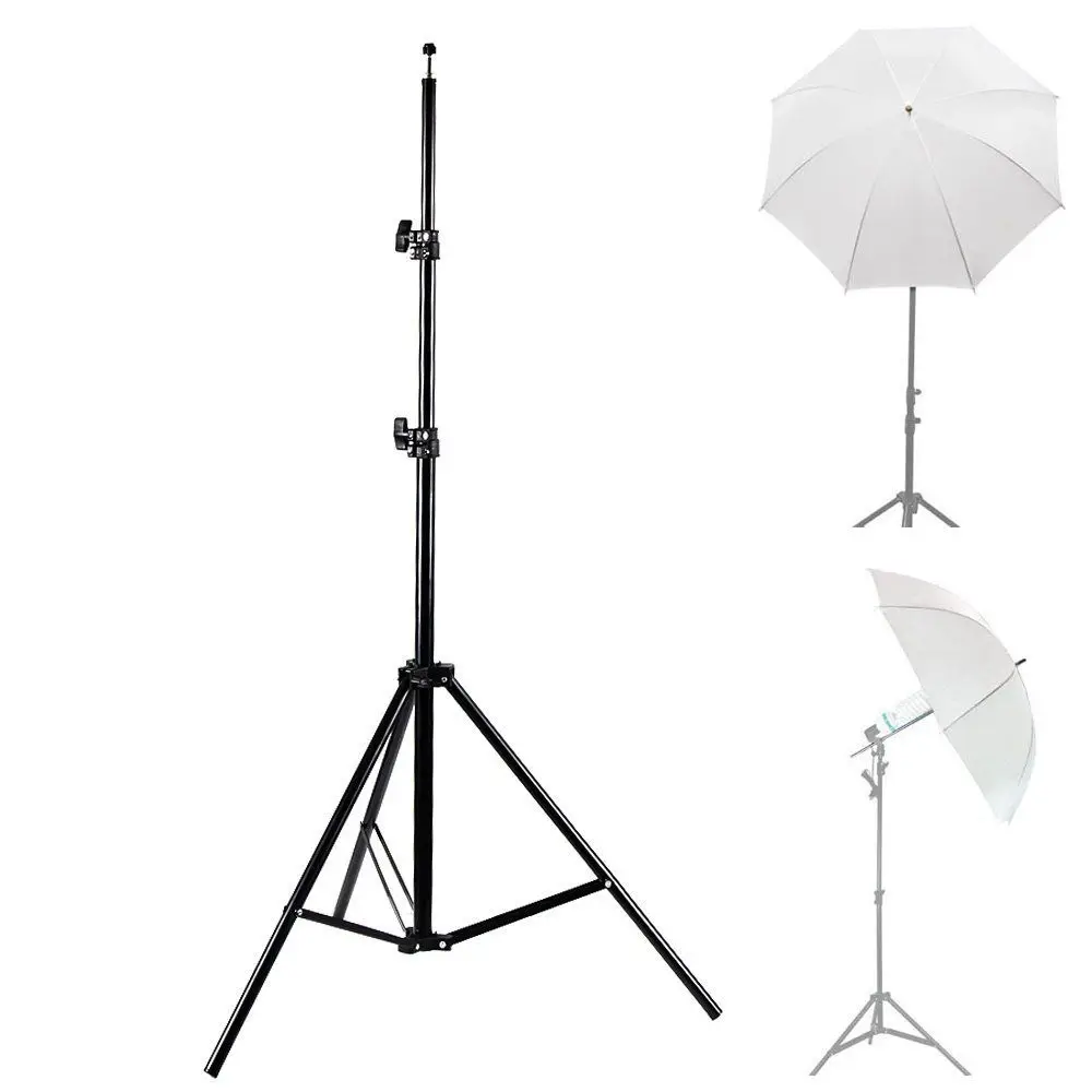 195cm/6'4" Fold Tripod Light Stand for Photo Studio Softbox Video Flash