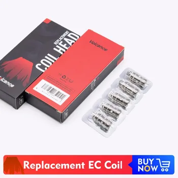 

Volcanee 5pcs/pack Replacement EC Coil 0.3ohm 0.5ohm Coil Head for iJust 2 / Melo 2 / Melo 3 Mini /ijust s Coil Tank Atomizer