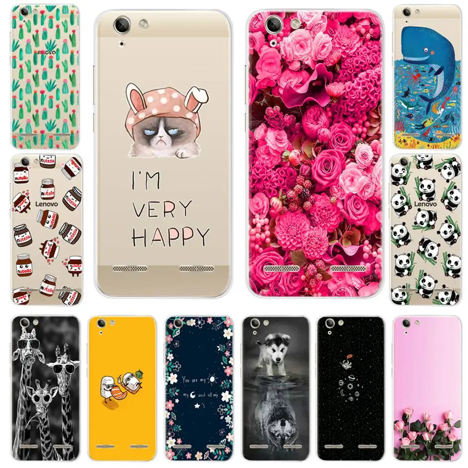 

Fashion Cute Soft TPU Case Cover For Lenovo Vibe A6020 A6020a40 Silicone Back Cover Phone Case For Lenovo A 6020 A6020 a40 Funda