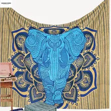 GGGGGO HAUSE, Elepahant Tapestry Indischen Hängen Wandteppiche 130 cm x 150 cm/150 cm x 210 cm GRÖßE Blatt tapices