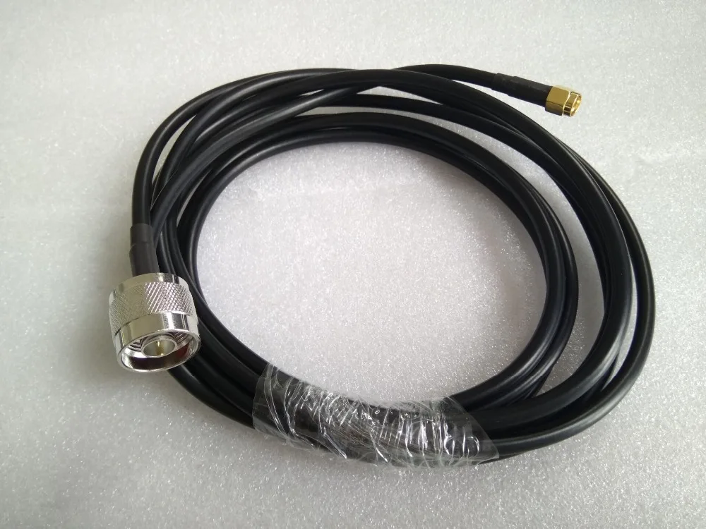 NJ a RPSMA-J vite interna hole antenna cavo RG58U SYV50-3 coassiale alimentatore rame cavo di prolunga di 3 metri