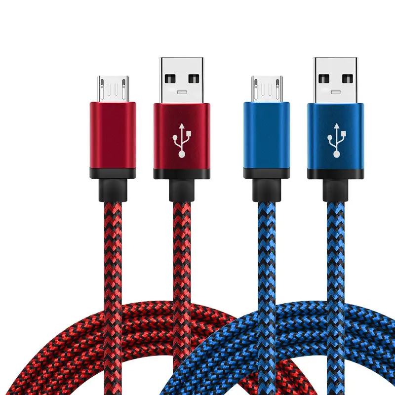 المصغّر USB كابل 2A سريع كابل الشاحن لسامسونج S7edge Xiaomi هواوي الروبوت اللوحي USB كابل بيانات كبل شحن الهاتف المحمول
