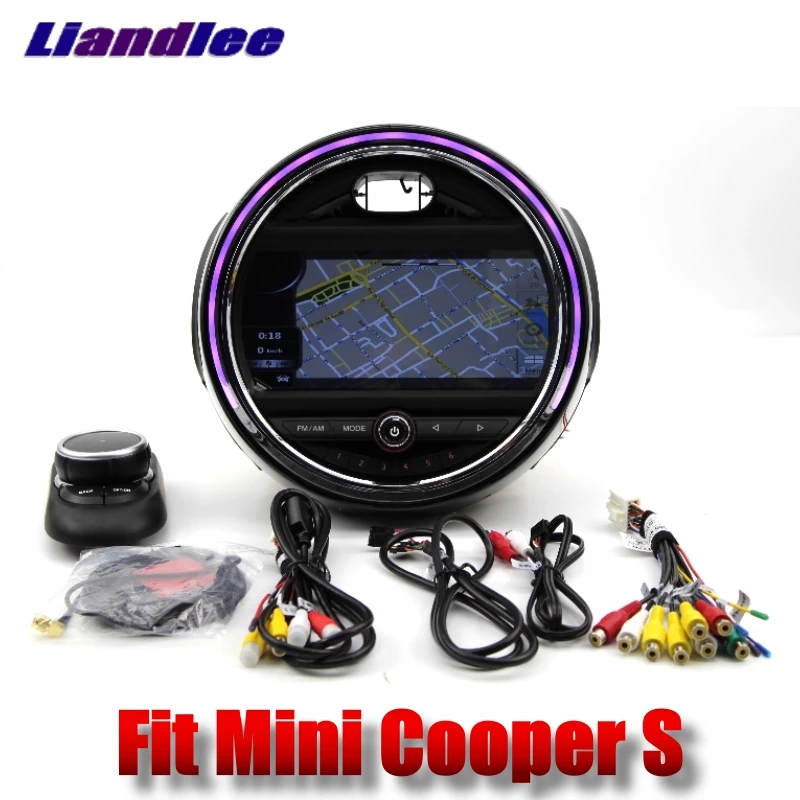 Clearance Liandlee Car Multimedia Player For Mini Cooper S 2014~2018 Original Car style With iDrive Button Car Radio Stereo GPS Navigation 4