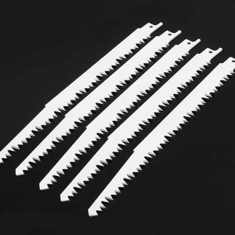 

5pcs Reciprocating Saw Blades 240mm 5 TPI Carbon Steel Reciprocating Saw Blade for Bosch Makita