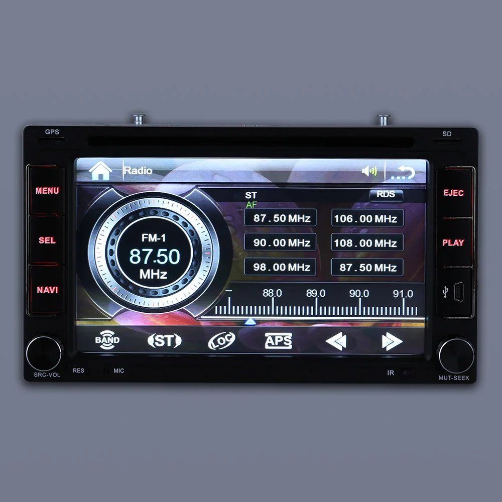 Excellent Autoradio Cassette Recorder Automagnitola 2 Din Touch Screen Car DVD Player for Volkswagen Polo Toyota Golf 5 Mazda 6 Renault 10