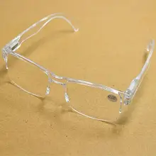 Ретро пластик без оправы Пресбиопия Прозрачный Ультра-светильник очки для чтения для женщин мужчин 10 шт./лот