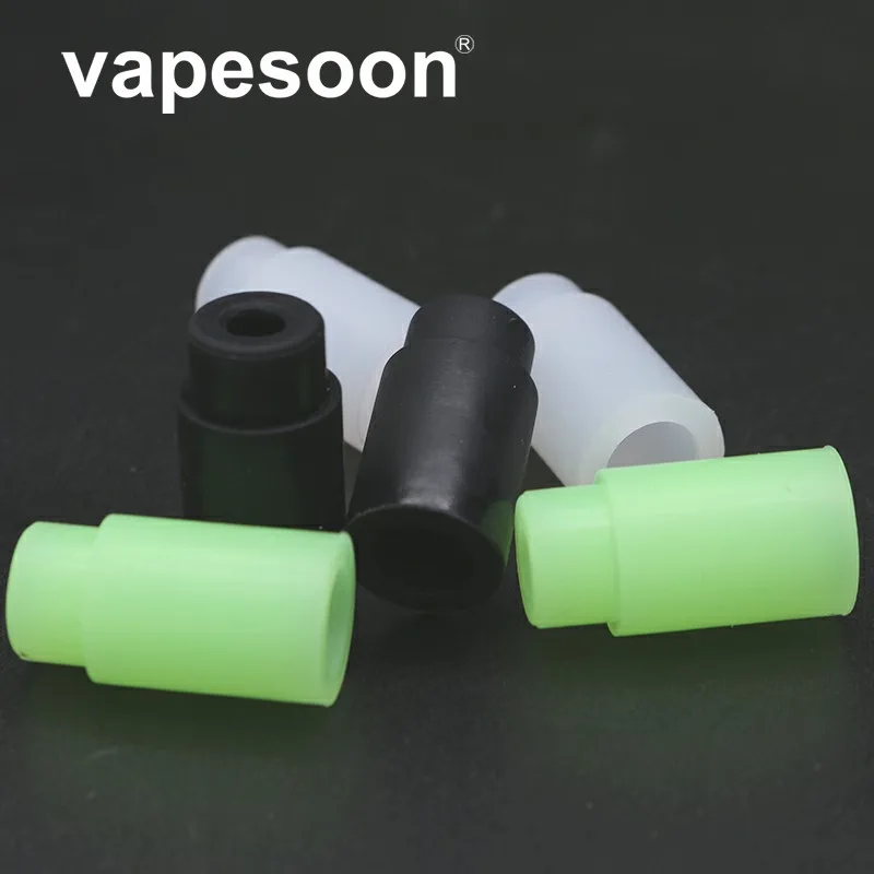 50 шт. Vapesoon мягкий силиконовый широкий диаметр мундштук жидкостью Vape капельного советы для 510 потоков RTA RDTA распылителя, как MELO 3 мини TFV8