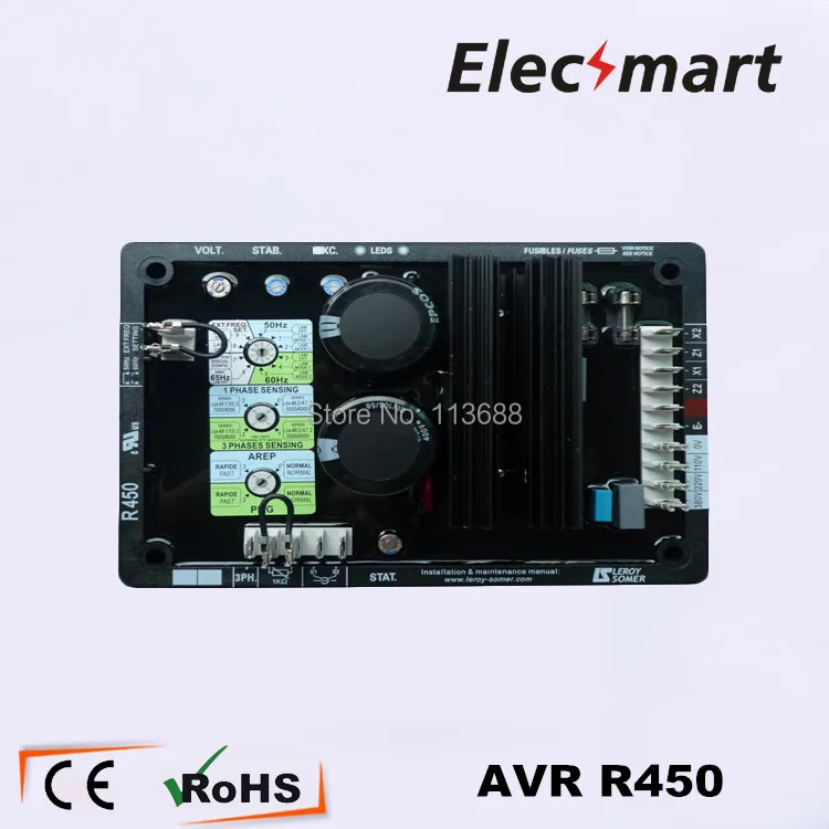 R450 AVR for Generator  LEROY SOMER regulators generator voltage