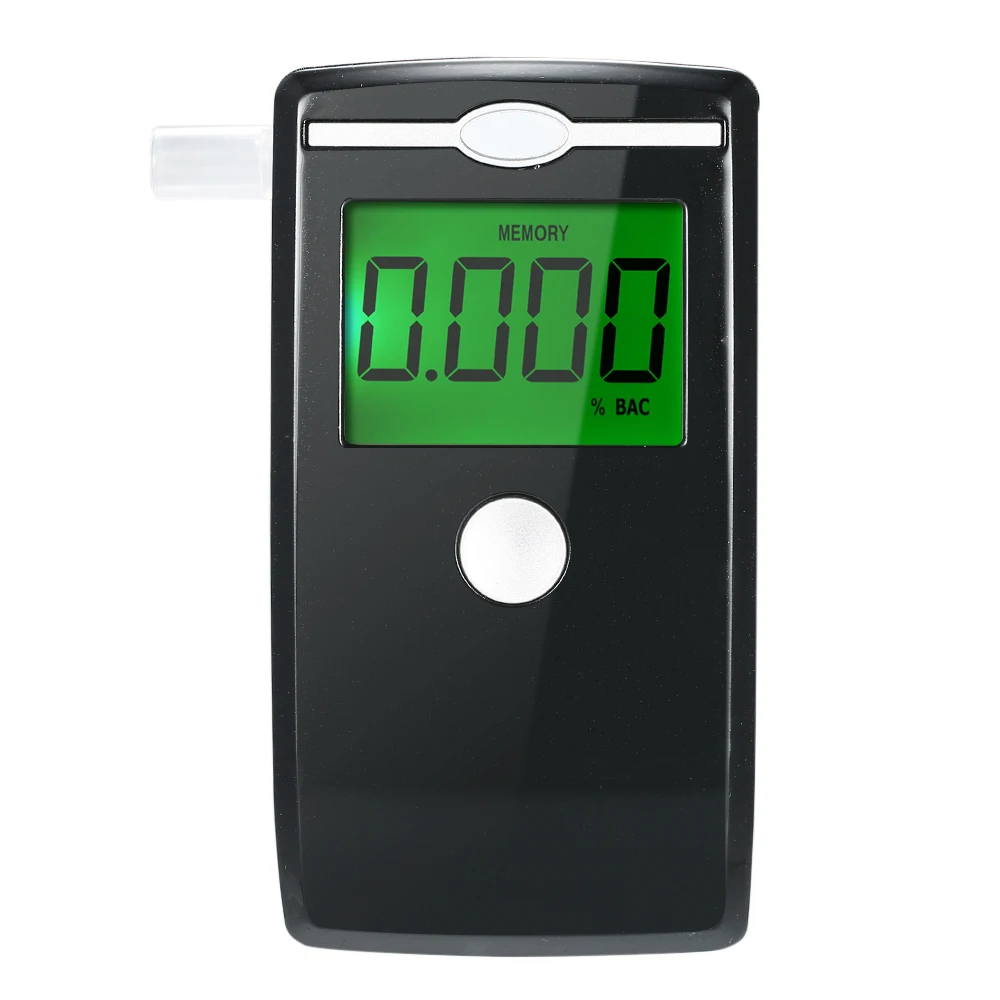 Концентратор AT5500 портативный цифровой дыхательный спирт точность тестера Алкотестер светодиодный экран с 5 шт. прозрачный мундштук