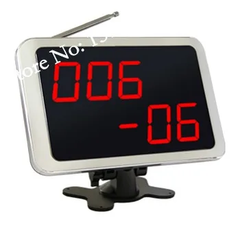 

Wireless hotel/restaurant/club waiter call receiver/display, work with multi keys call buttom satisfy customers different needs