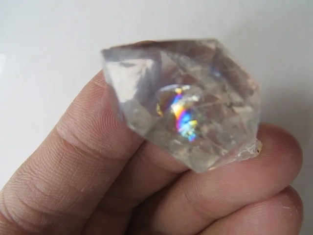 Суперпрозрачный кварцевый кристалл 50ct AAA яркие радуги + бесплатная доставка|diamond
