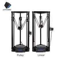 Anycubic 3d-принтер шкив версия руководство diy kit коссель дельта большой размер печати 3d-металл принтер