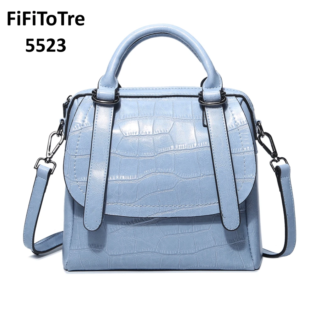 

5523 High Quality Genuine Leather Women Bag Sequined Fashion Women Famous Brands Designer Handbag Shell Shoulder Bags Tote blue