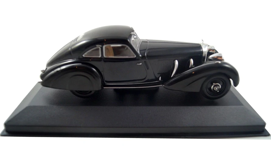 Редкая Классическая литая игрушка модель 1:43 Benz 500K 1934 винтажная Игрушечная