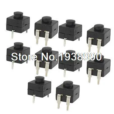 

Flashlight Torch 3 Pins Latching Push Button Switch AC 250V 1.5A 10 Pcs
