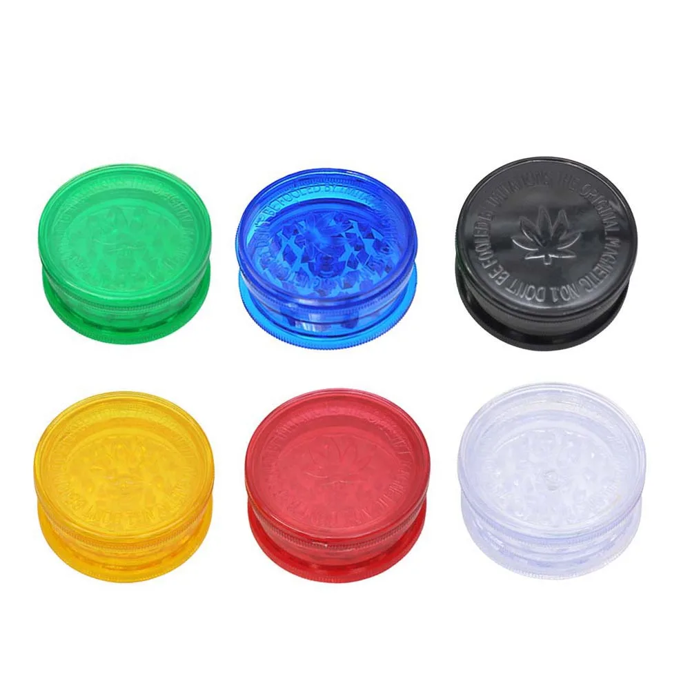 

3 Layers Plastic Herb Grinder Herb Grinder Tobacco Spice Crusher Hand Miller