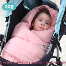 Buy AAG Baby sleeping Bag Warm Windproof Baby Stroller Sleepsacks Robe Bag Bunting Footmuff Blanket Newborn Stroller Accessories Free Shipping