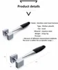 New Kitchen Tender Loose Meat Stainless Steel hammer Steak Professional Meat Hammer Tenderizer Cooking Tools Kitchenware ► Photo 2/6