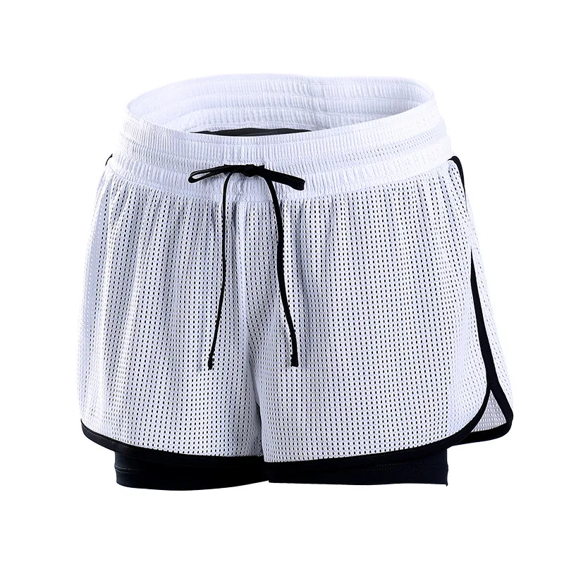 Women's Fake Two Piece Everysport Shorts Hawaii Ocean With Anti-Odor Properties Running Sports Gym Yoga 26 |